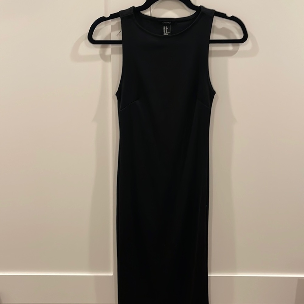 Forever 21 black slinky dress
